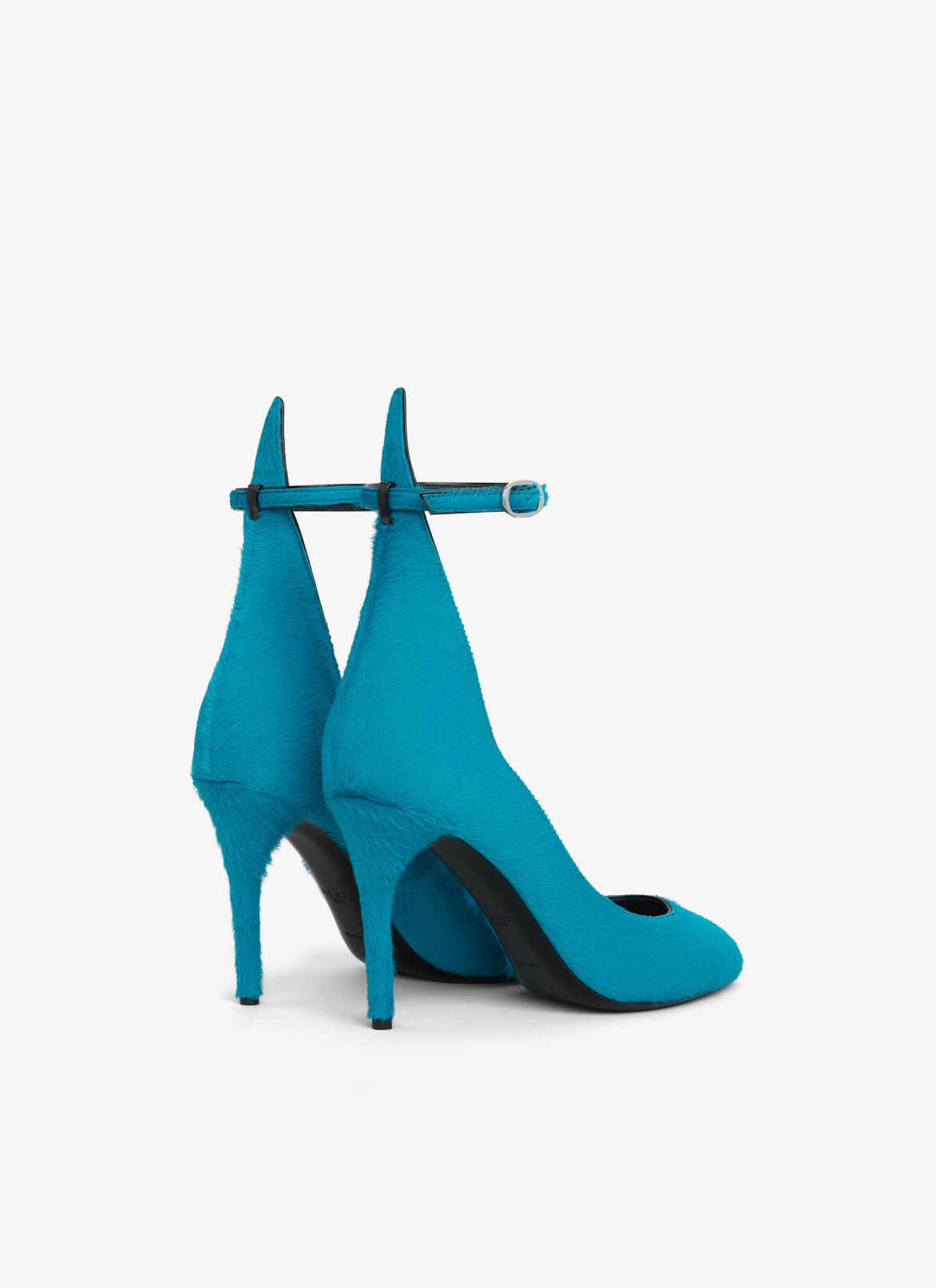 ESCARPINS DÉCOLLETÉ EN PONY ALAÏA ESCARPINS DÉCOLLETÉ EN PONY TURQUOISE